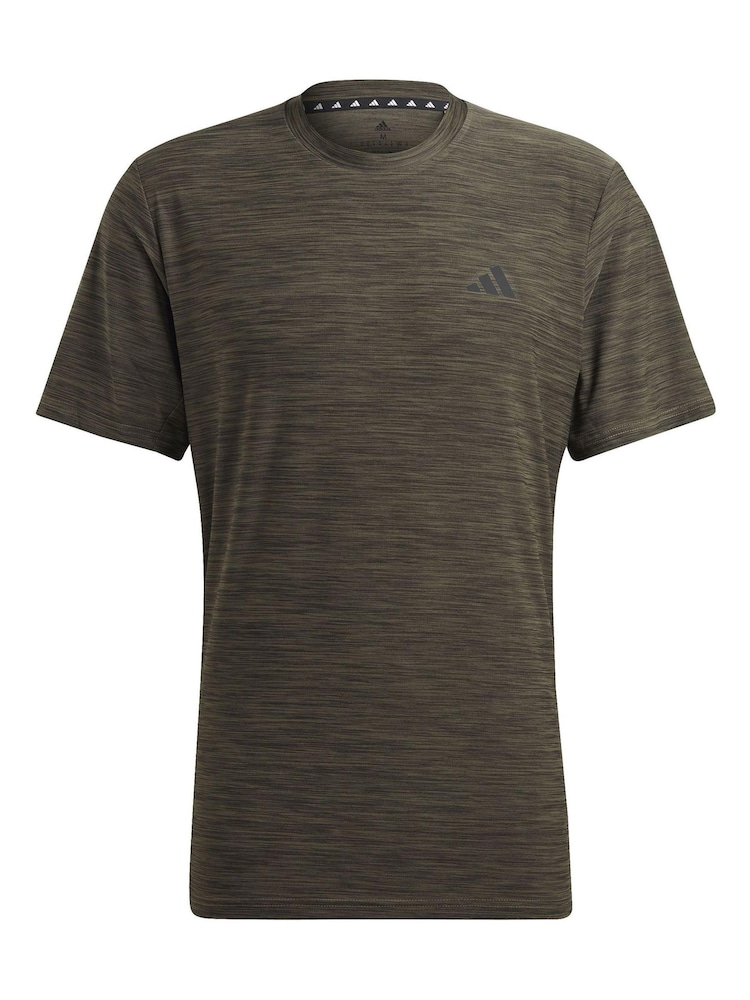Olivgrün - adidas Train Essentials Training T-Shirt mit Stretch - Bild 7 von 7