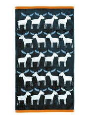 Scion Set of 2 Blue Marty Moose Hand Towels - Image 3 of 3