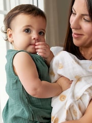 aden + anais Animal Kingdom Cotton Muslin Blankets 4 Pack - Image 8 of 8