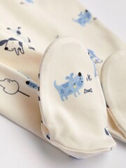 Blue Sleepsuits 4 Pack (0-2yrs) - Image 3 of 6