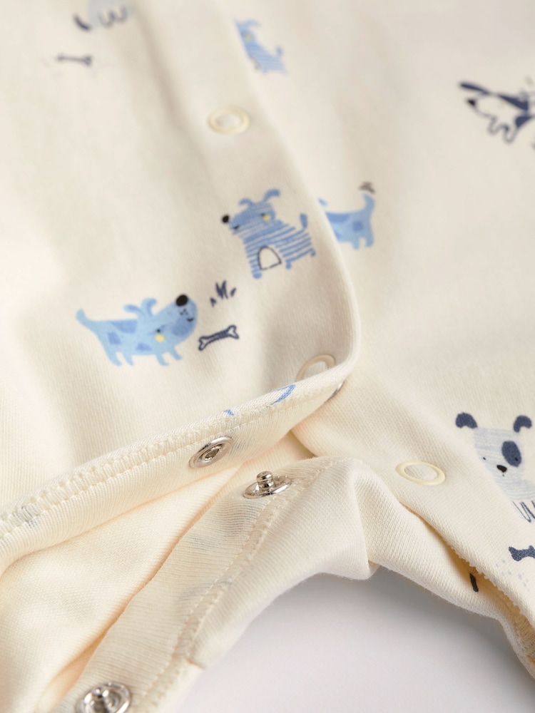 Blue Sleepsuits 4 Pack (0-2yrs) - Image 4 of 6