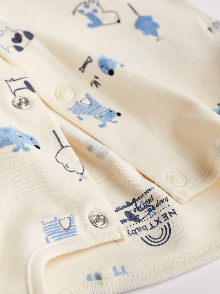 Blue Sleepsuits 4 Pack (0-2yrs) - Image 6 of 6