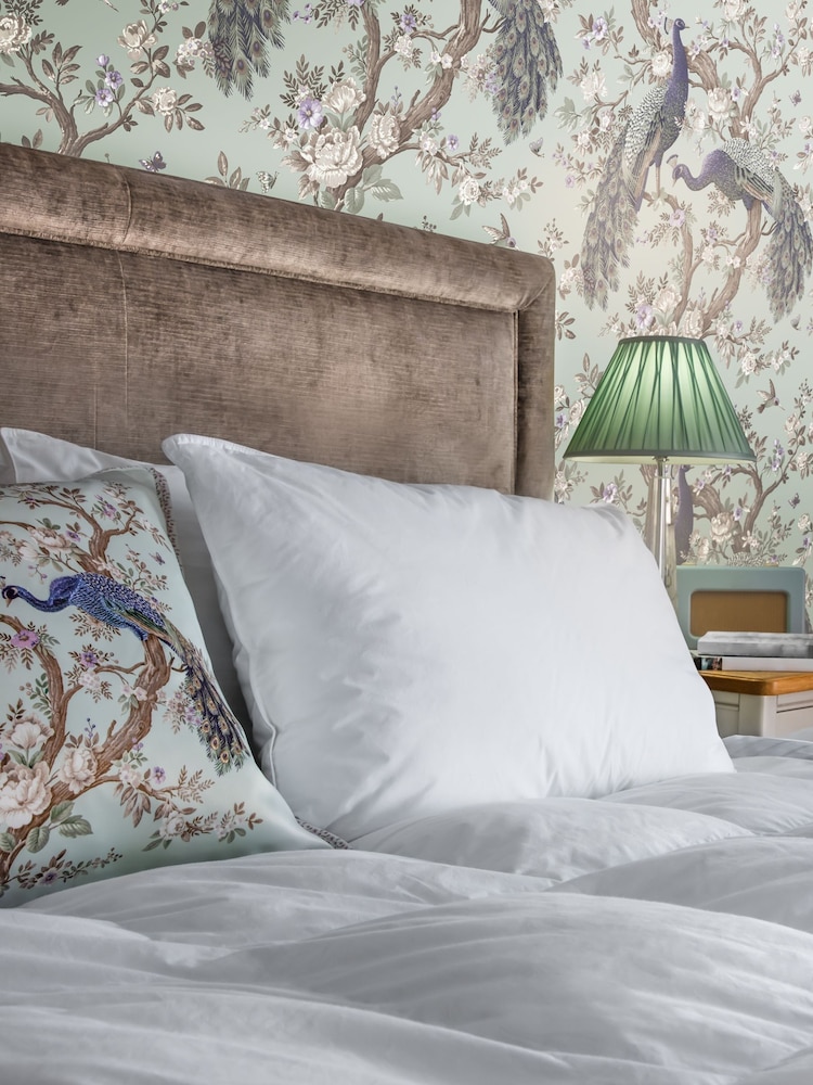 Laura Ashley White 100% Cotton Luxury Pillow Side Sleeper - Image 1 of 4