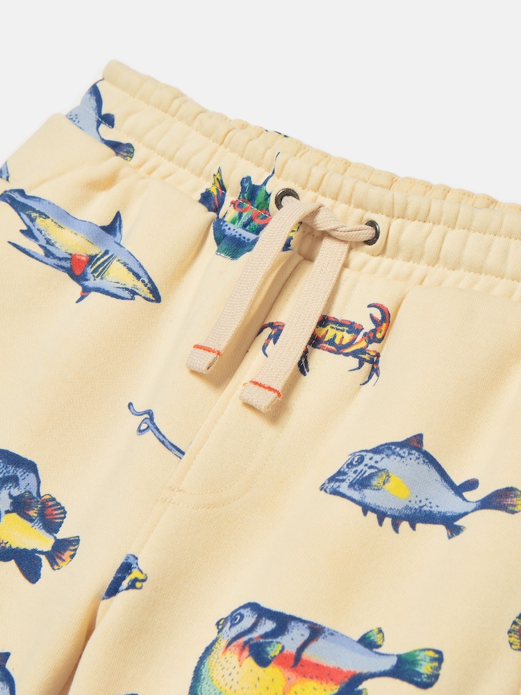 Joules Boys' Barton Neutral Jersey Shorts - Image 5 of 5