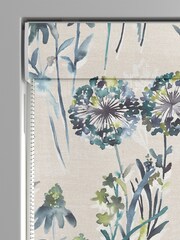 Spa Blue Kewa Made To Measure Roman 100% Cotton Blind - Image 3 of 6