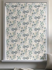 Spa Blue Kewa Made To Measure Roman 100% Cotton Blind - Image 5 of 6