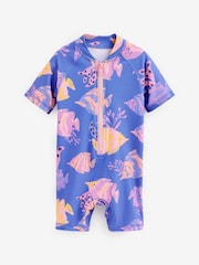 Navy Blue Fish Sunsafe Swim Suit (3mths-7yrs) - Image 6 of 7