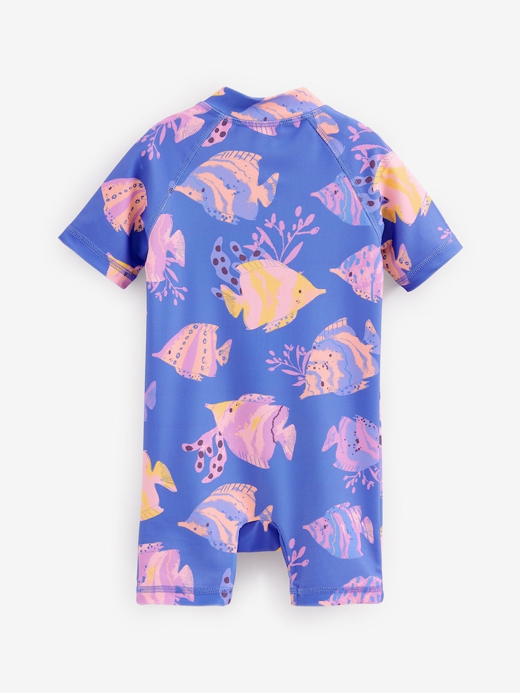 Navy Blue Fish Sunsafe Swim Suit (3mths-7yrs) - Image 7 of 7