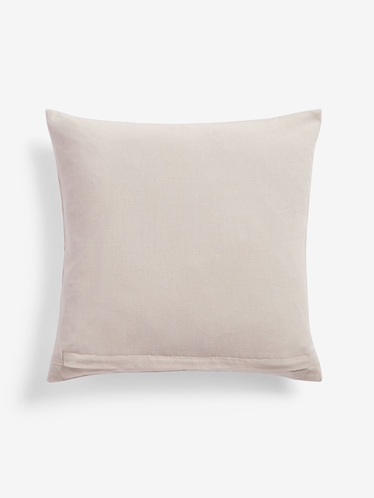 Natural Tufted Shapes Cushion - Image 4 of 4