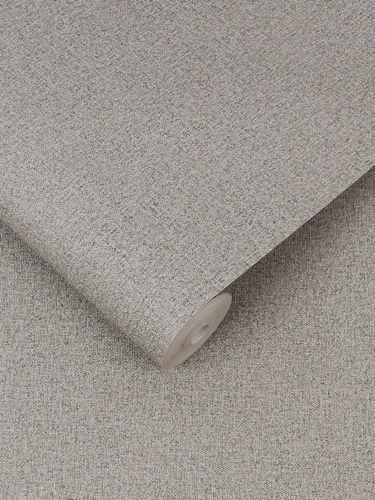 Graham & Brown Brown Twill 10M Wallpaper - Image 3 of 3