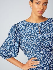 Floral Print Pintuck Detail Blouse - Image 2 of 5