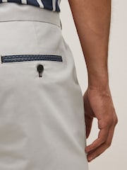 Light Grey Smart Printed Chino Shorts - Image 5 of 8