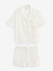 B by Ted Baker Brautmode Satin-Set mit Shorts, Elfenbein - Bild 6 von 8