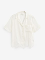 B by Ted Baker Brautmode Satin-Set mit Shorts, Elfenbein - Bild 7 von 8