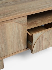 Natural Arches Mango Up to 65 inch Wood Effect TV Unit - Image 3 of 11