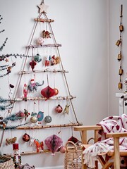 Bloomingville Natural Madja Hanging Wall Tree - Image 1 of 4