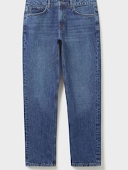 Crew Clothing Company Navy Blue Cotton Classic Jeans - Image 1 of 5
