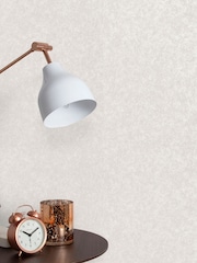 Graham & Brown White Steel Pearl 10M Wallpaper - Image 1 of 3