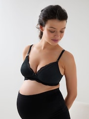 JoJo Maman Bébé Black 2-Pack Maternity & Nursing Seamless Bras - Image 2 of 6
