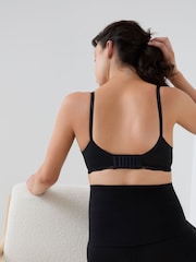JoJo Maman Bébé Black 2-Pack Maternity & Nursing Seamless Bras - Image 4 of 6