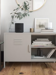 Dorel Home Taupe Europe Bradford 2 Door Metal Accent Cabinet - Image 2 of 4
