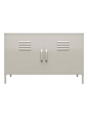 Dorel Home Taupe Europe Bradford 2 Door Metal Accent Cabinet - Image 3 of 4