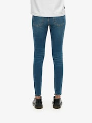 Superdry Dark Blue Vintage Mid Rise Skinny Jeans - Image 3 of 8
