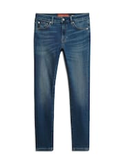 Superdry Dark Blue Vintage Mid Rise Skinny Jeans - Image 6 of 8