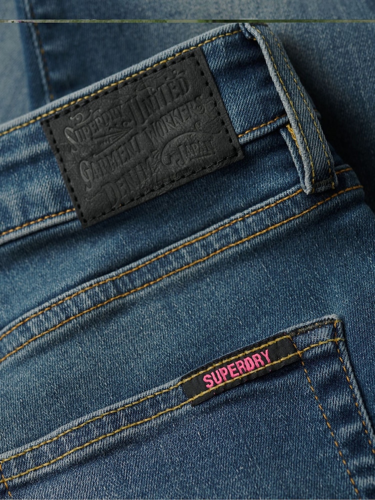 Dunkelblau - Superdry, Vintage, Skinny-Jeans mit mittelhohem Bund - Bild 8 von 8 Dunkelblau - Superdry, Vintage, Skinny-Jeans mit mittelhohem Bund - Bild 8 von 8