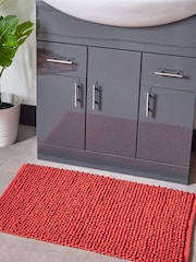 furn. Red Bobble Bath Mat - Image 1 of 3