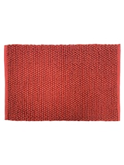 furn. Red Bobble Bath Mat - Image 2 of 3