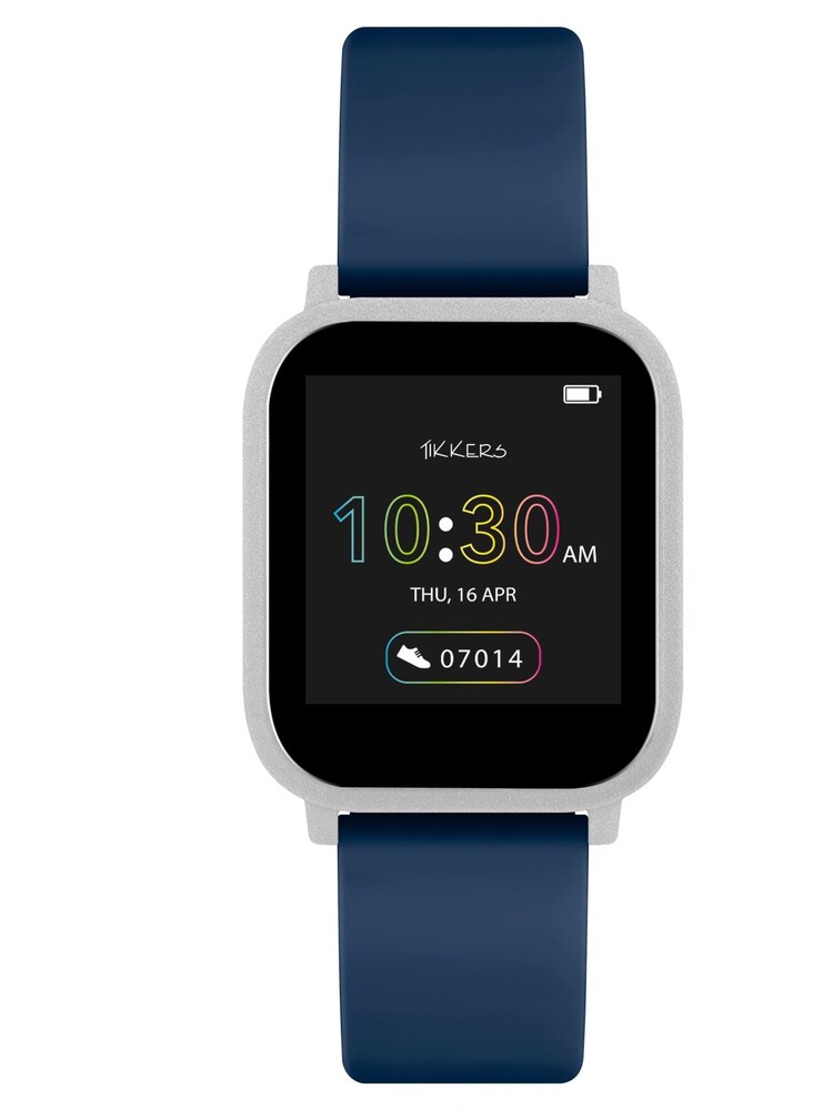Peers Hardy Blue Tikkers Teen Series 10 Navy Silicone Strap Smart Watch - Image 1 of 6