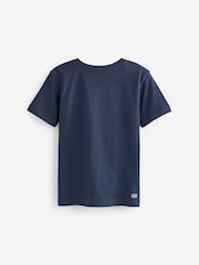 أزرق داكن - تي شيرت برسمة شعار تمساح كبير للأطفال من Lacoste - صورة 2 من 3