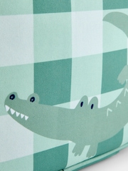 JoJo Maman Bébé Green Alligator Deluxe Lunchbag - Image 4 of 4