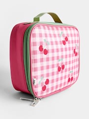JoJo Maman Bébé Cherry Gingham Deluxe Lunchbag - Image 2 of 4
