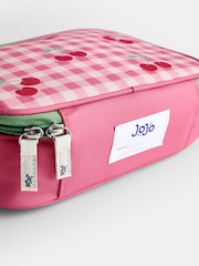 JoJo Maman Bébé Cherry Gingham Deluxe Lunchbag - Image 3 of 4