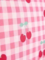 JoJo Maman Bébé Cherry Gingham Deluxe Lunchbag - Image 4 of 4