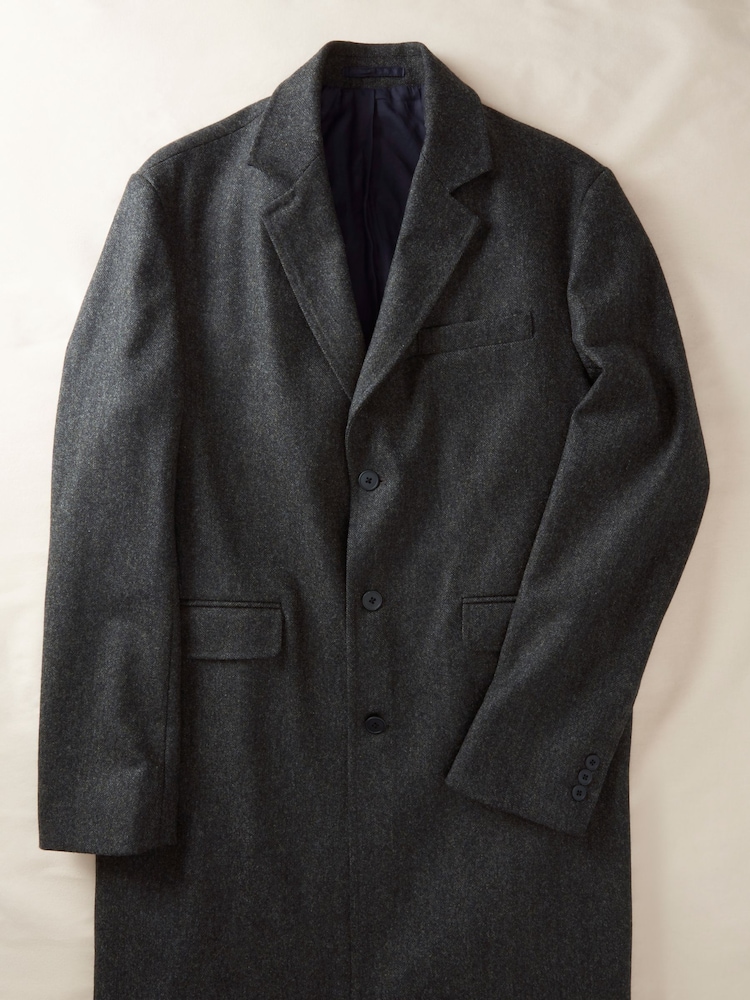 Aubin Ramsden Wool Overcoat - Image 6 of 6