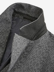 Grey EDIT Oversized Check Suit Jacket - Image 8 of 10