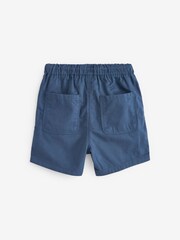 French Navy Blue/Olive Green/Putty Pull-On Shorts 3 Pack (3mths-7yrs) - Image 2 of 2