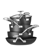 Lakeland 4 Piece Pewter Grey Pan Set - Image 2 of 3