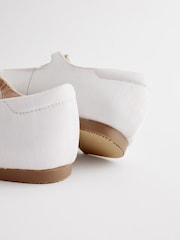 White Embellished Stain Resistant Satin Bridesmaid Collection T-Bar Occasion Shoes - Image 6 of 6