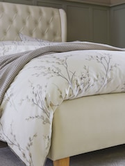 Laura Ashley Annaly Velvet Oyster Chatsworth Bed Upholstered - Image 4 of 6