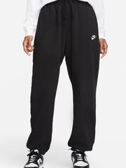 Nike Black Club Fleece Mid-Rise Joggers - Image 1 of 6