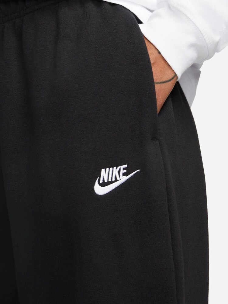 Nike Black Club Fleece Mid-Rise Joggers - Image 4 of 6