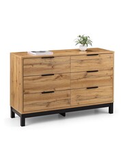 Julian Bowen Brown Bali 6 Drawer Easy Assembly Chest - Image 2 of 3