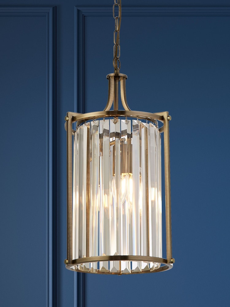 Searchlight Brown Hermione 2 Light Ceiling Light - Image 1 of 3
