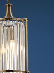 Searchlight Brown Hermione 2 Light Ceiling Light - Image 2 of 3