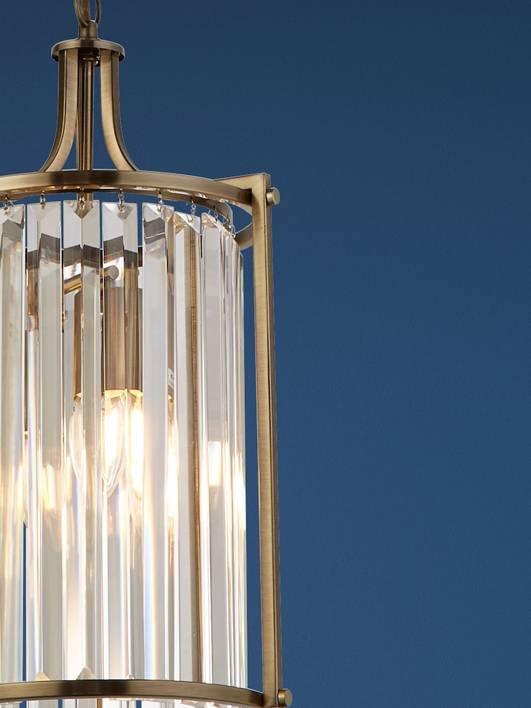 Searchlight Brown Hermione 2 Light Ceiling Light - Image 2 of 3