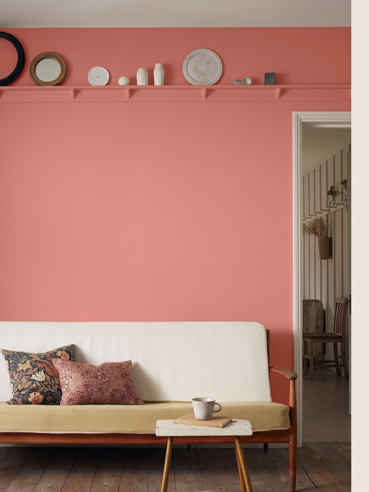 Morris & Co. Rose Cockle Matt Emulsion Paint - Image 1 of 2
